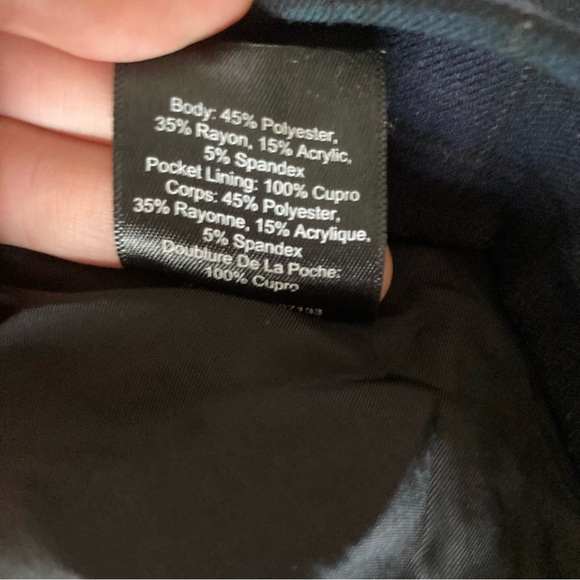 Babaton Jimmy Pant Plaid Dark Green Trousers Dress Pants Size 4 - Picture 5 of 10